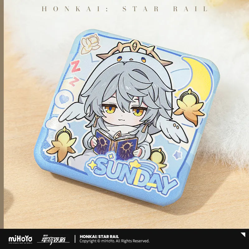 Pre-Order Honkai: Star Rail - Boys' Dormitory Series Chibi Character Square Badge