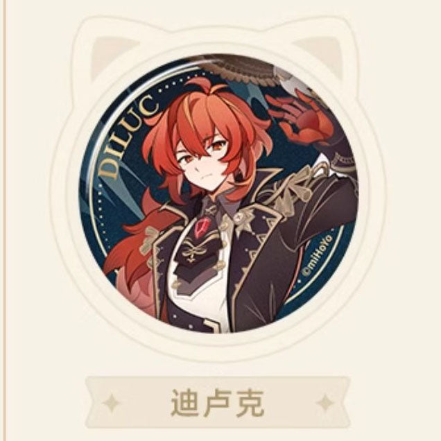 Genshin Impact - Genius Invokation TCG Character Badge