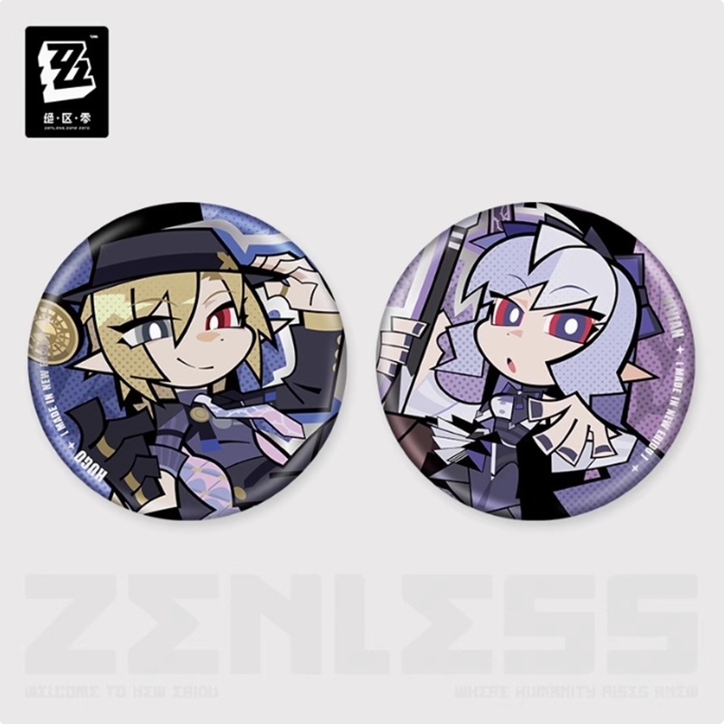 Zenless Zone Zero - New Eridu Series Chibi Tinplate Badge: Mockingbird