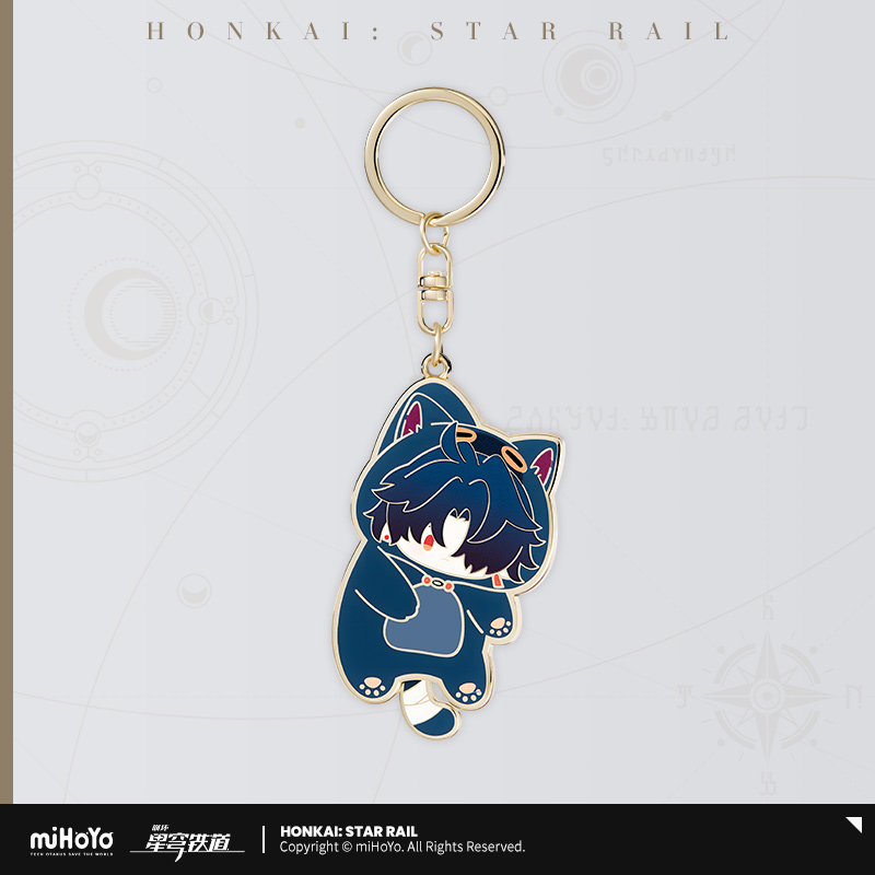 Pre-Order Honkai: Star Rail - Boys' Dormitory Series Chibi Metal Keychain