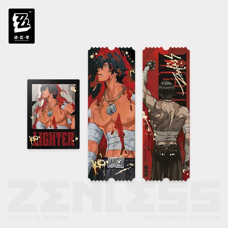 Pre-Order Zenless Zone Zero - Frequencies Visuals Series Lighter Badge/Acrylic Block/Laser Ticket Set
