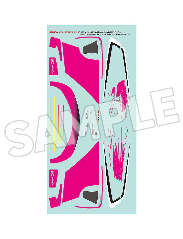 Pre-Order Hatsune Miku - GT Project Racing Miku 2025 Ver. 1/10 Scale Sticker Set