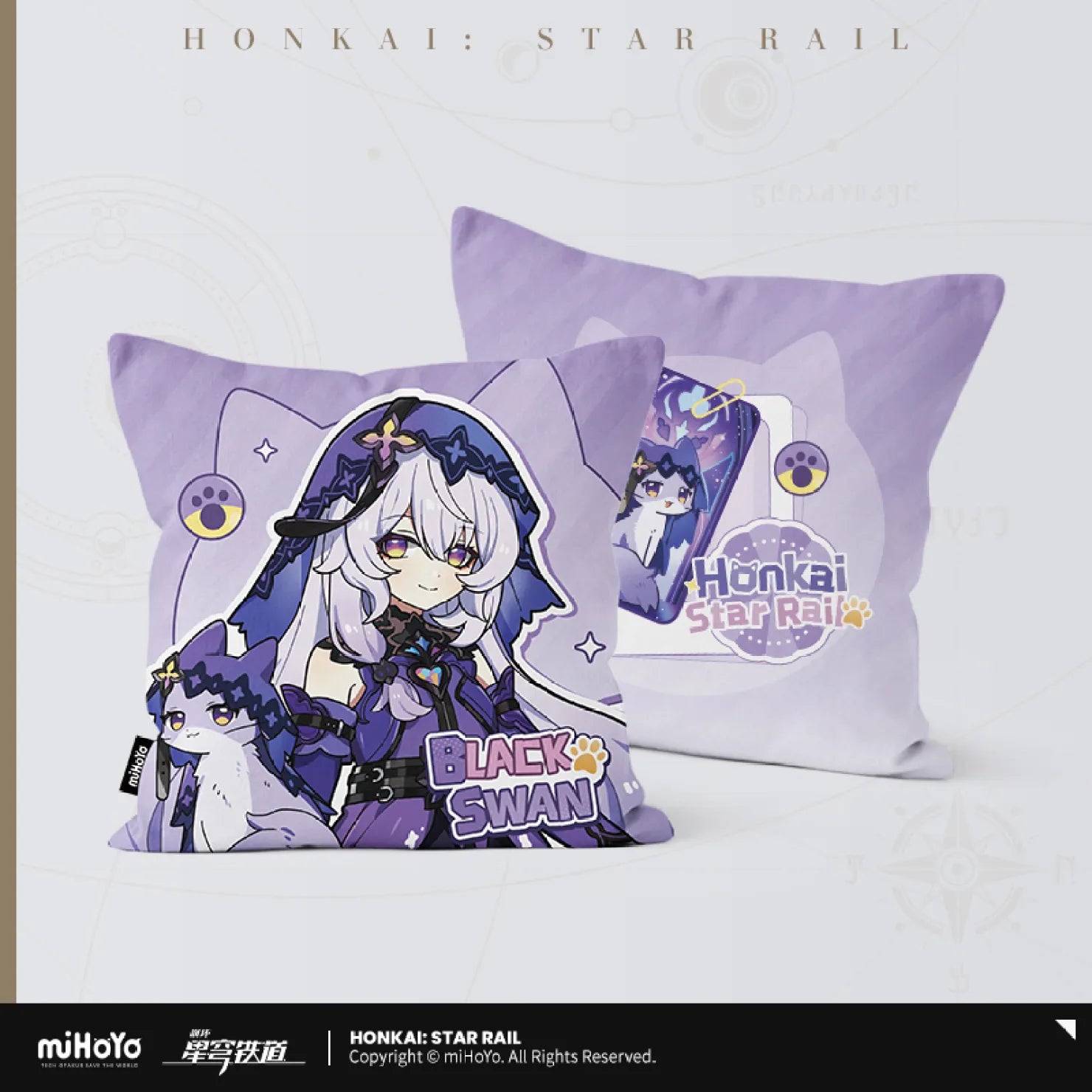 Honkai: Star Rail - Little Cat Series Square Pillow