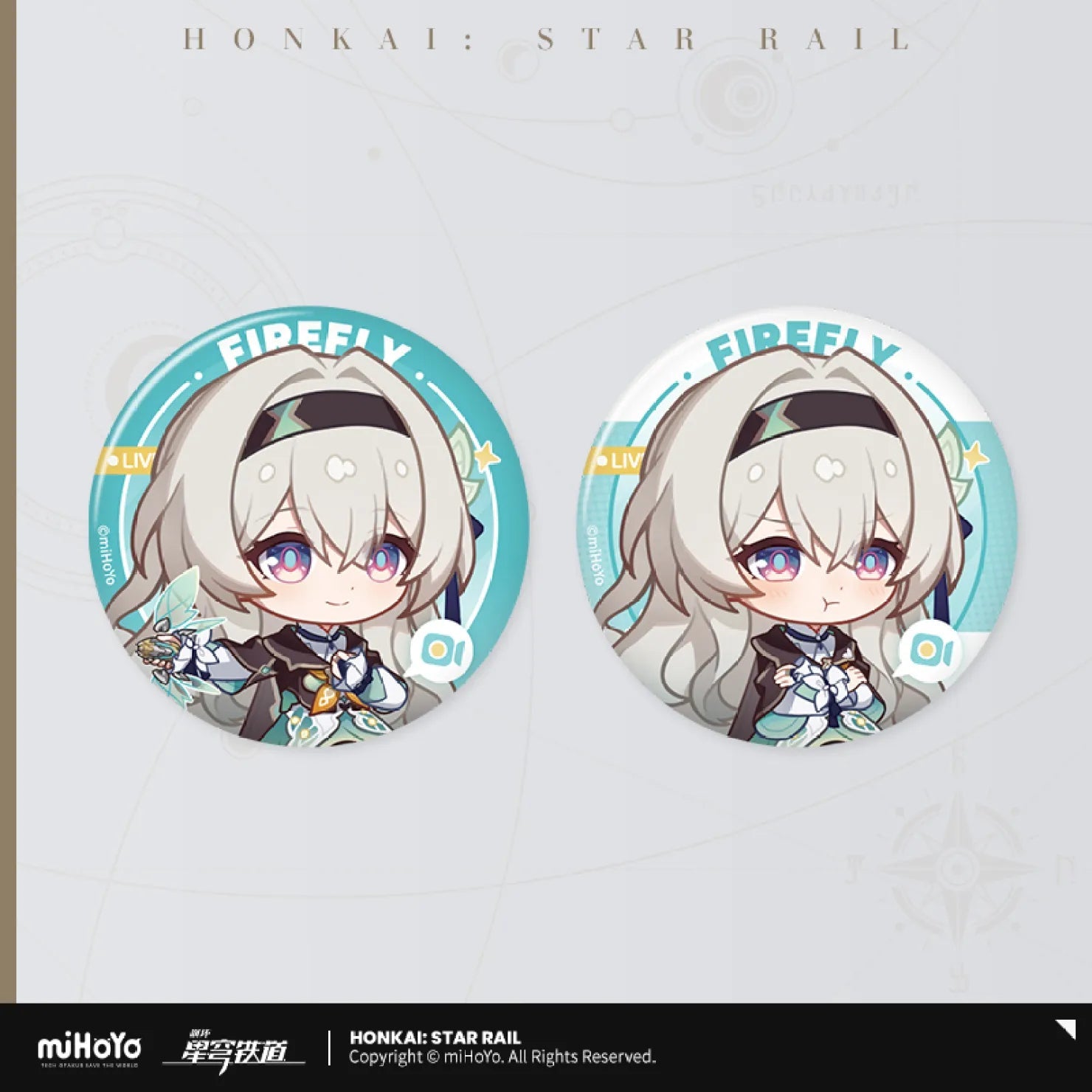 Honkai: Star Rail - Owlbert's Reception Room Series Badge Set