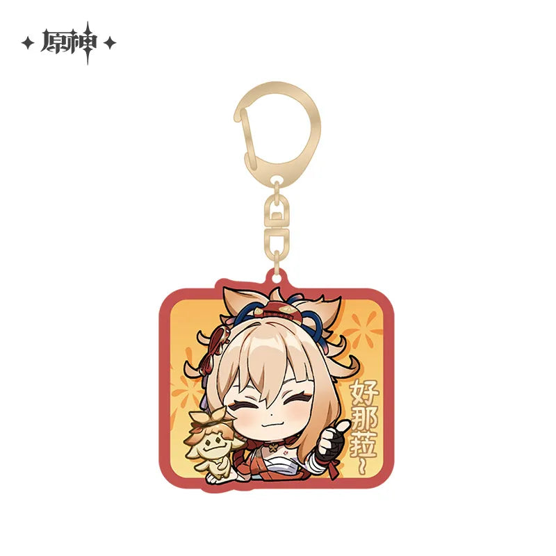 Genshin Impact - Inazuma Chibi Character Acrylic Keychain Ver.2