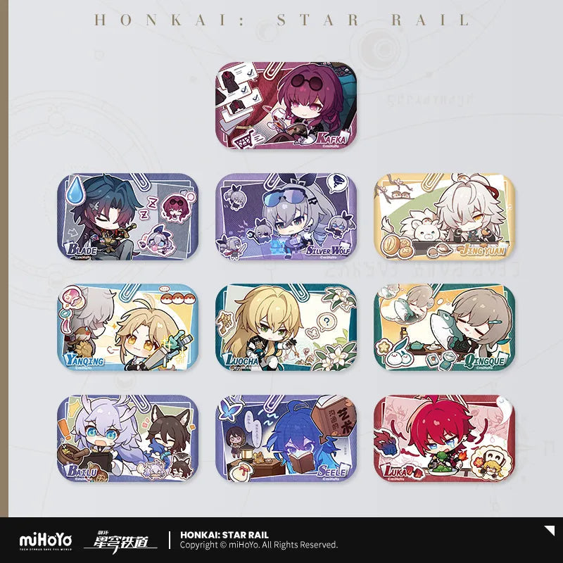 Pre-Order Honkai: Star Rail - Pom-Pom Photo Album Series Tinplate Badge