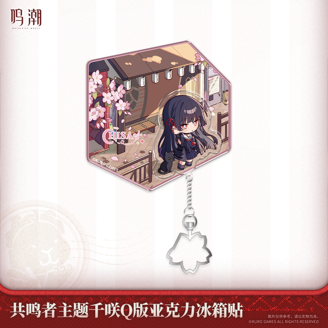 【Pre-Order】Wuthering Waves - Resonator Themed Chibi Chisa Acrylic Fridge Magnet