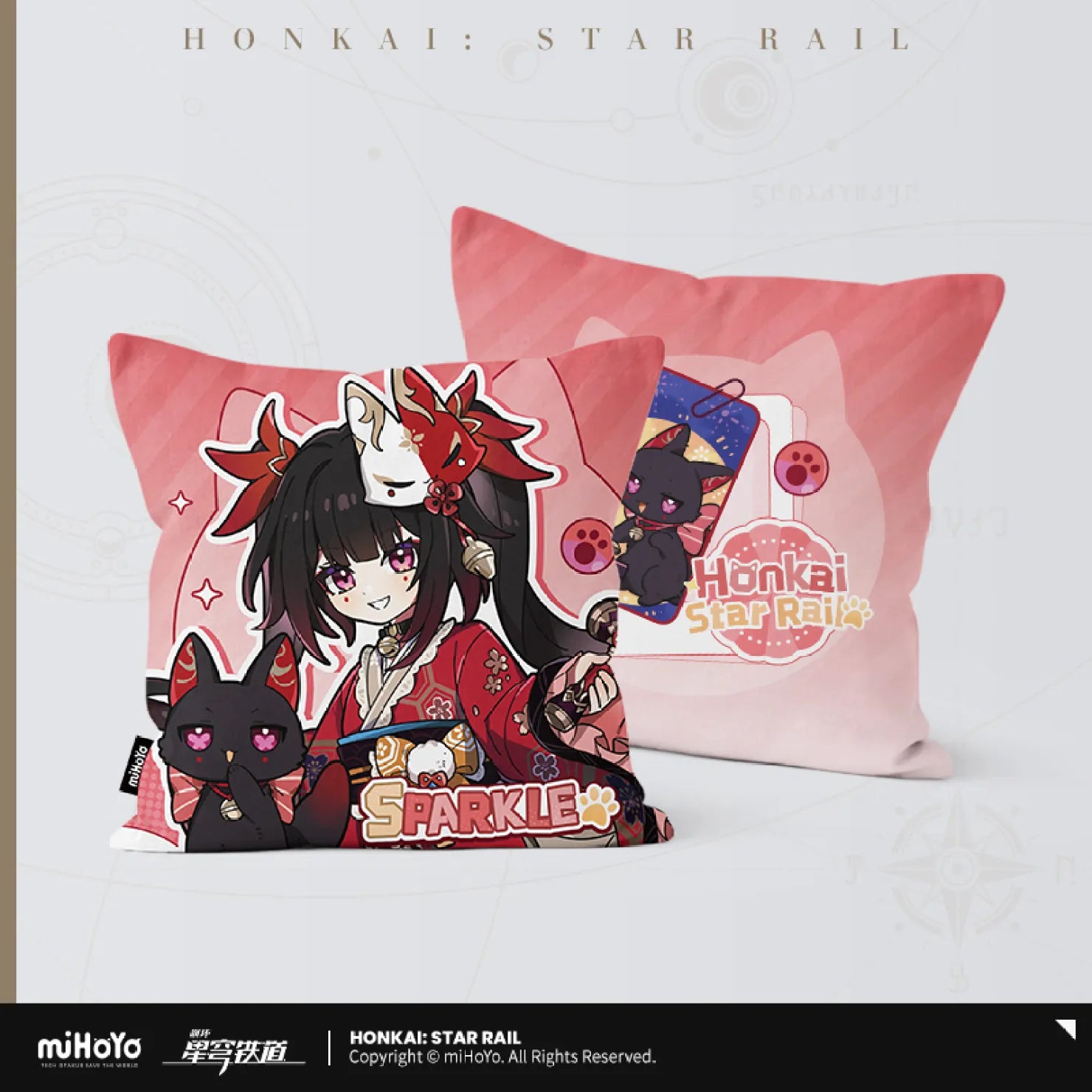 Honkai: Star Rail - Little Cat Series Square Pillow