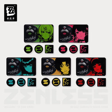 Pre-Order Zenless Zone Zero - Wonderland Sparkling Series Metal Badge Set