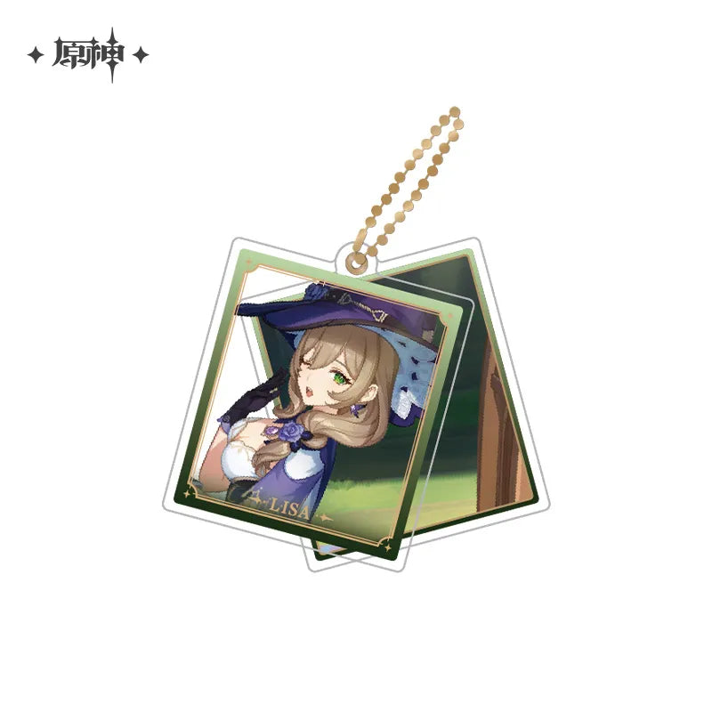 Genshin Impact Theme Double Piece Acrylic Keychain