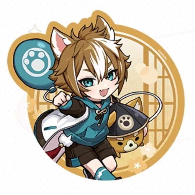 Genshin Impact - Outing Theme Series Chibi Characte Mouse Pad