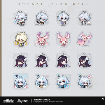 Honkai: Star Rail - Pom-Pom Gallery Chibi Sticker Pack