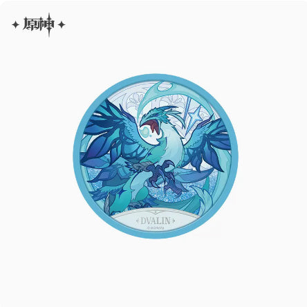 Genshin Impact Windblume's Breath Theme Glitter Floating Coaster