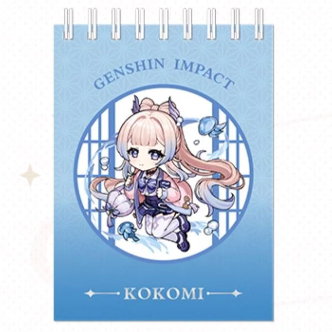 Genshin Impact - Outing Theme Series Chibi Character Coil Notebook
