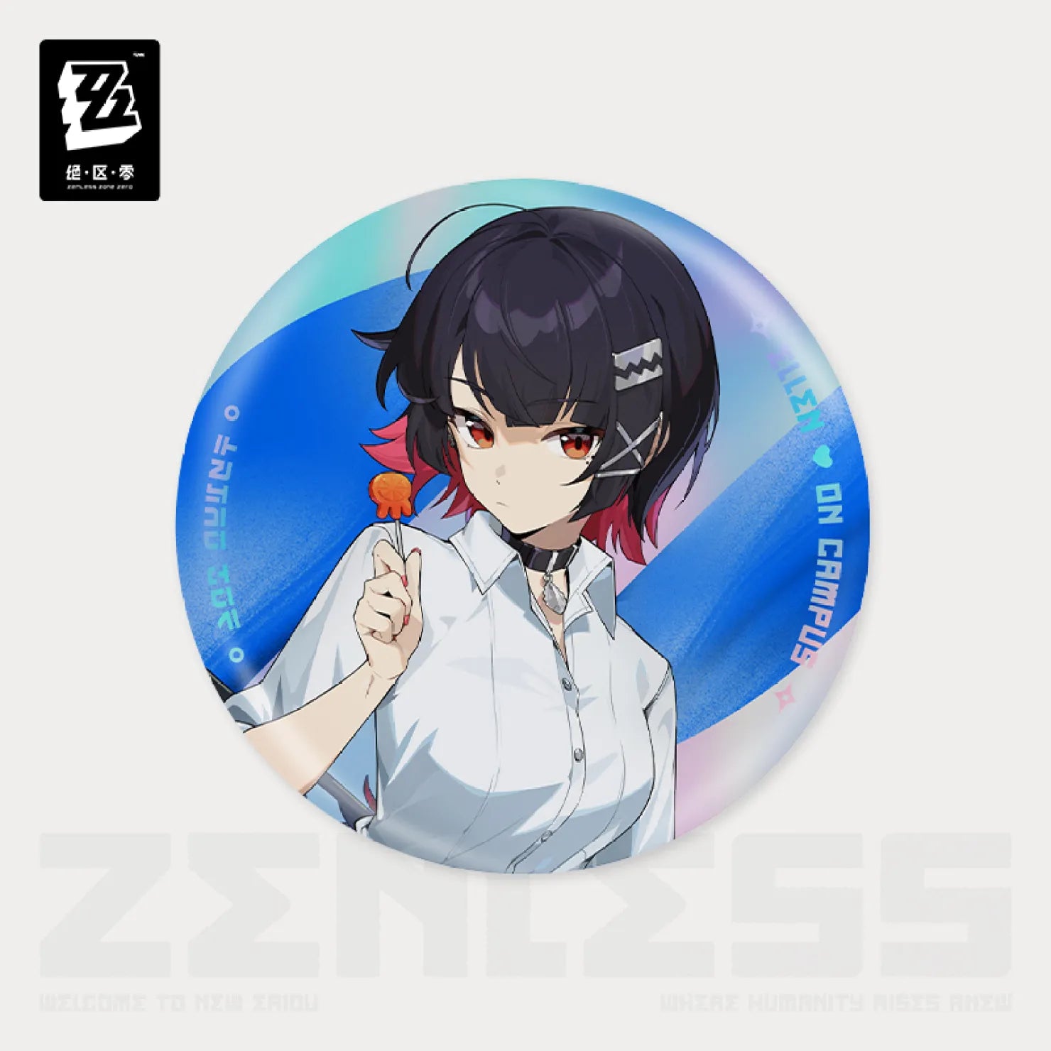 Pre-Order Zenless Zone Zero - New Eridu Fashion Series Tinplate Badge: Astra Yao / Ellen / Nicole