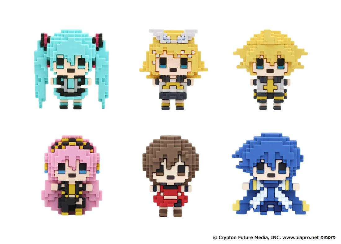 【Pre-Order】Hatsune Miku - Piapro Characters BuilDot Mascot Figure(6 Designs) (Blind Box)