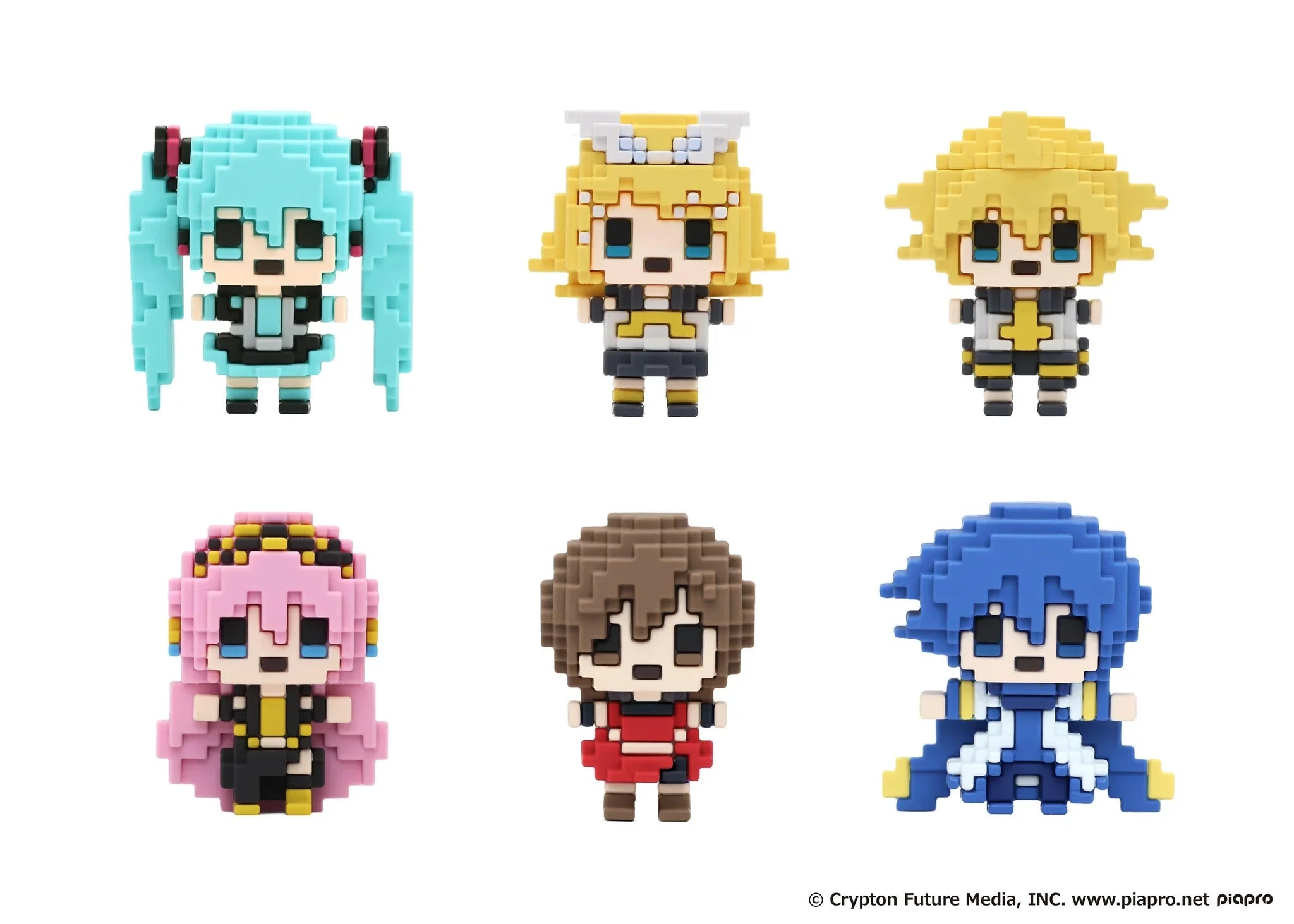 【Pre-Order】Hatsune Miku - Piapro Characters BuilDot Mascot Figure(6 Designs) (Blind Box)