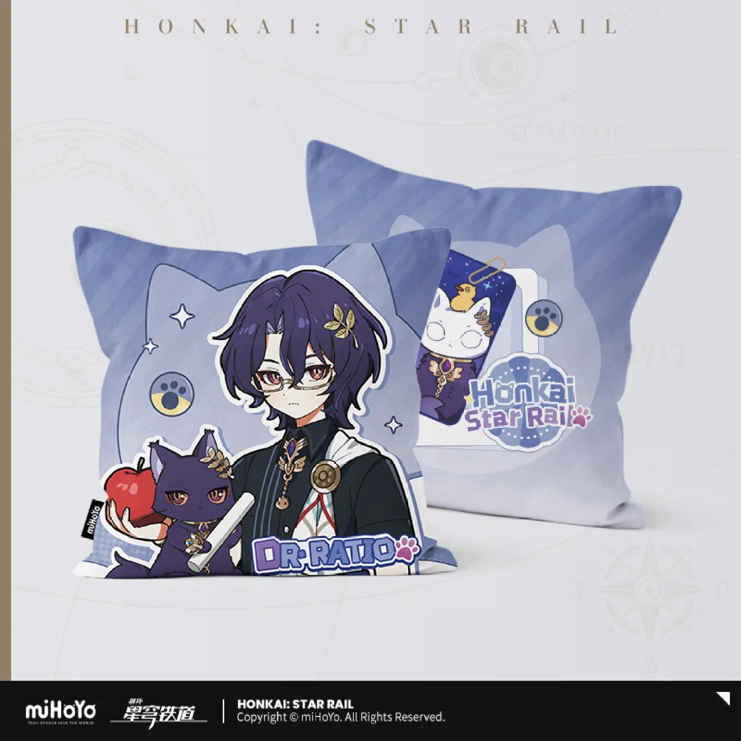 Honkai: Star Rail - Little Cat Series Square Pillow