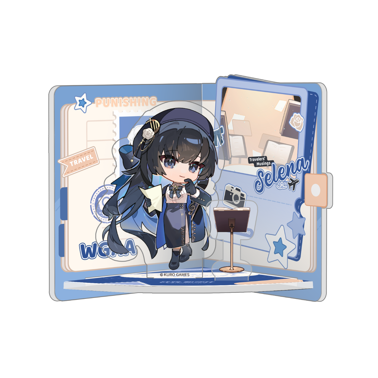 Pre-Order Punishing: Gray Raven Travelers' Musings Chibi Portrait Fridge Magnet