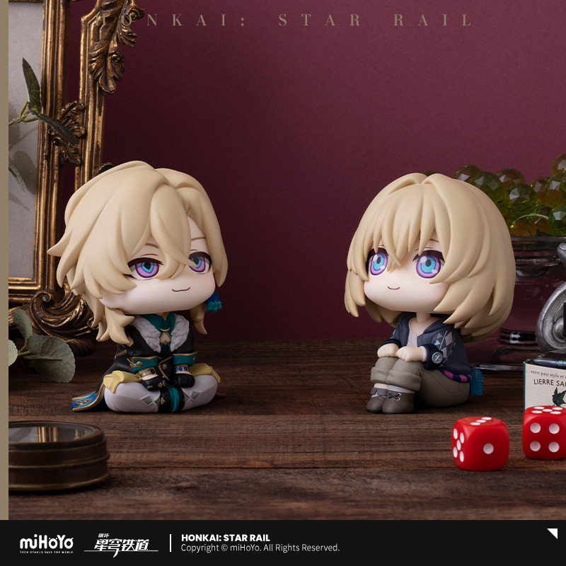 Pre-Order Honkai: Star Rail - Aventurine & Kakavasha Lookup Chibi Figure