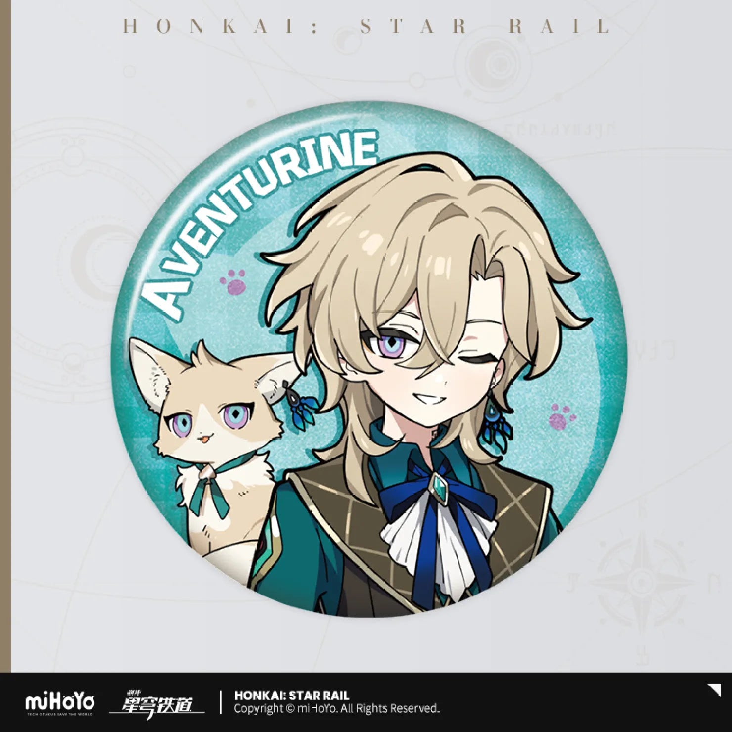 Honkai: Star Rail - Little Cat Series Tinplate Badge