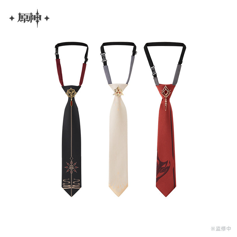 Pre-Order Genshin Impact - Frost And Flame Series Pre-tied tie