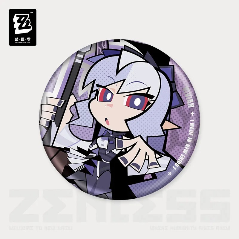 Zenless Zone Zero - New Eridu Series Chibi Tinplate Badge: Mockingbird