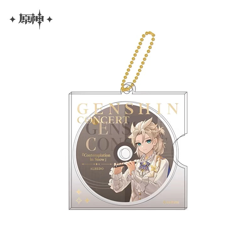 Genshin Concert 2023 Melodies of an Endless Journey CD-style Keychains