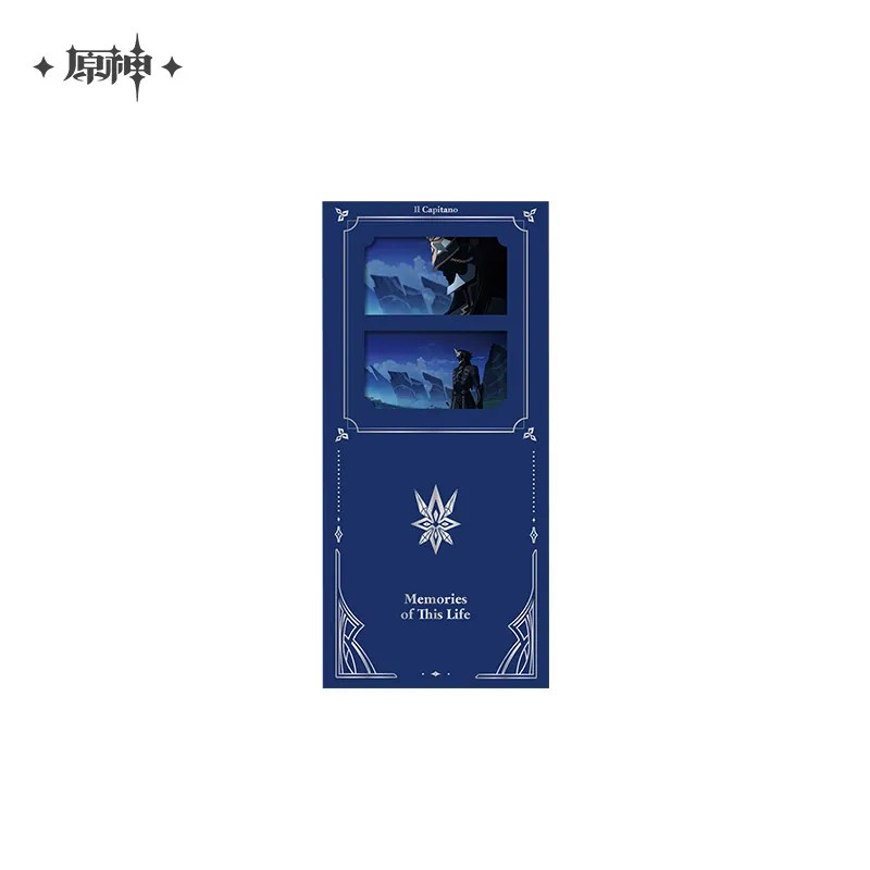 Pre-Order Genshin Impact - Memorise Of This Life Seires: Badge Collection Card Set Bookmark Set