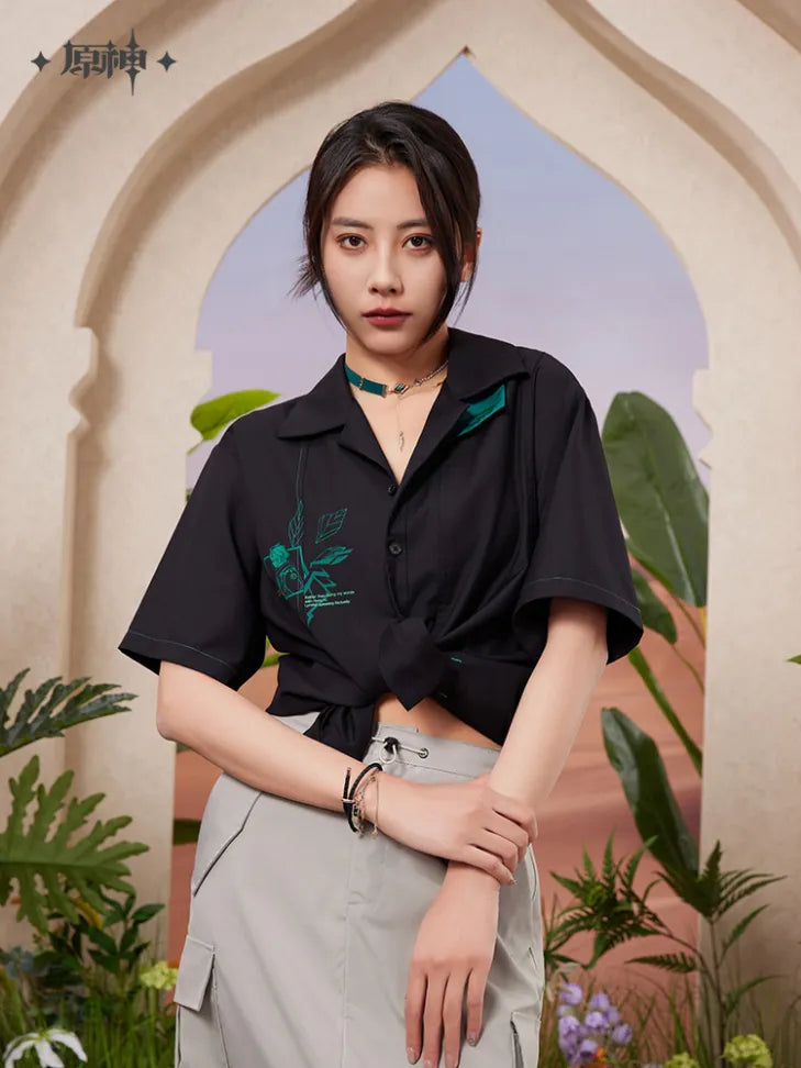 Genshin Impact - Forest and Flying Sands Series - Alhaitham Impression Short-Sleeve Shirt