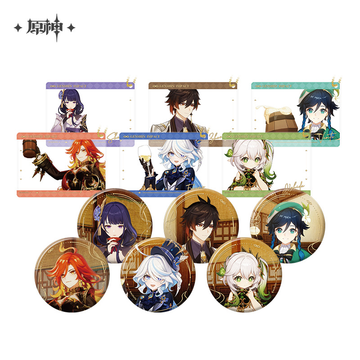 Pre-Order Genshin Impact - The Long Way Home Series Badge & Photo Card