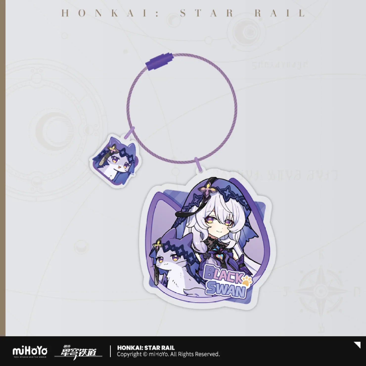 Honkai: Star Rail - Little Cat Series Acrylic Keychain