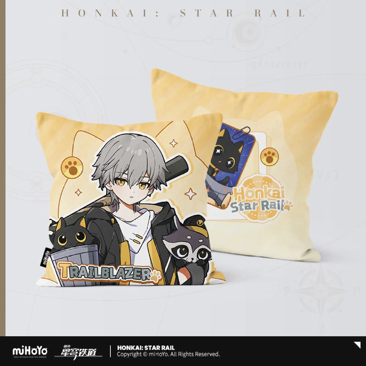 Honkai: Star Rail - Little Cat Series Square Pillow