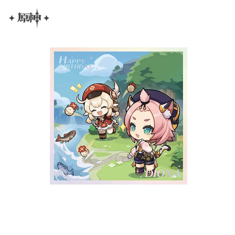 Genshin Impact - Auspicious Moments Series Mini Shikishi