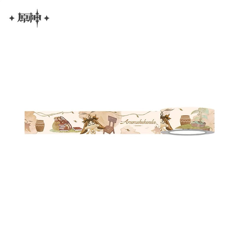 Genshin Impact Aranara Series Washi Tape