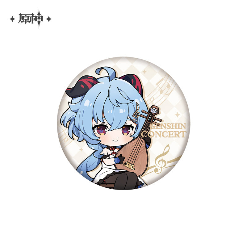 Genshin Concert 2023 Melodies of an Endless Journey Chibi Badges