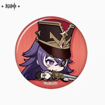 Genshin Impact Fontaine Character Chibi Badges