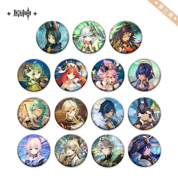 Genshin Impact Theme Character Badges Vol.1.5