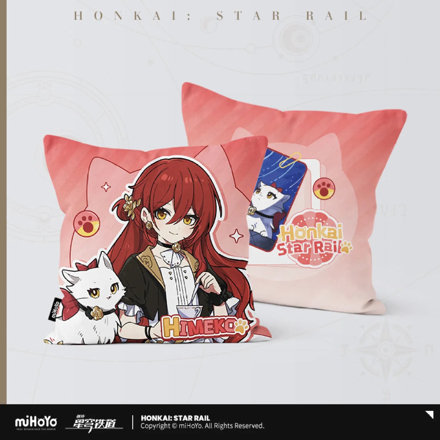 Honkai: Star Rail - Little Cat Series Square Pillow