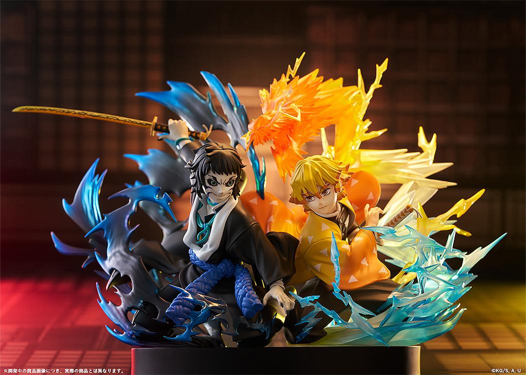 【Pre-Order】Kimetsu no Yaiba - Zenitsu Agatsuma & Kaigaku Non-Scale Figure