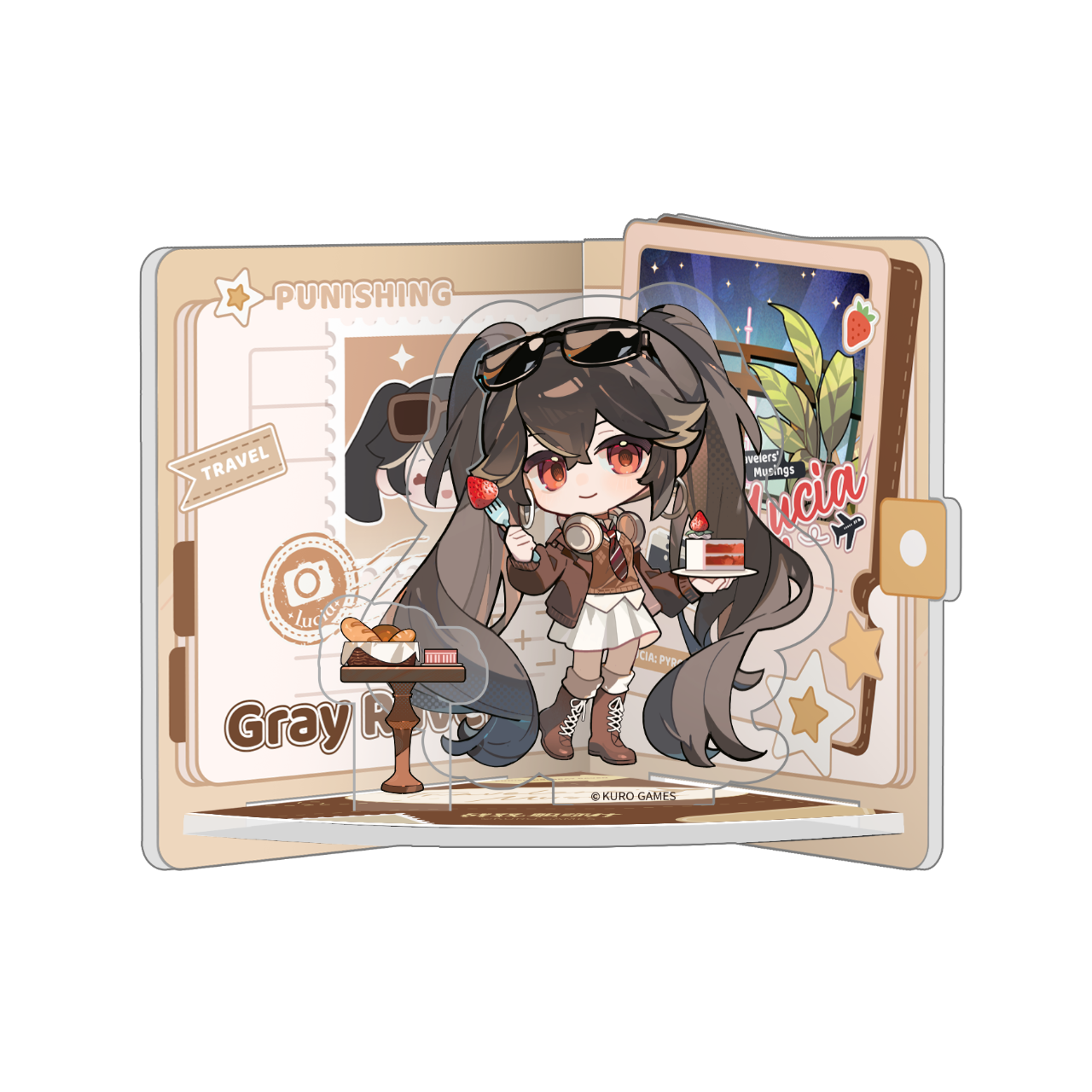 Pre-Order Punishing: Gray Raven Travelers' Musings Chibi Portrait Fridge Magnet