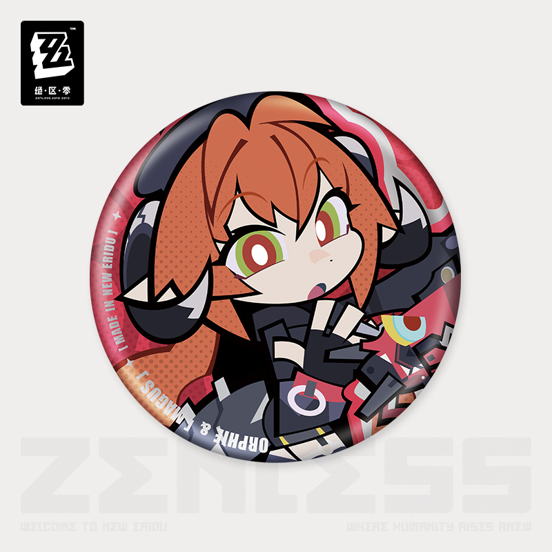 Pre-Order Zenless Zone Zero - New Eridu Series Chibi Tinplate Badge: Obol Squad