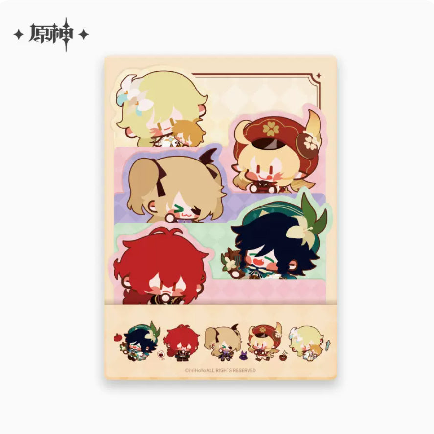 Genshin Impact - Chibi Character Sticky Notes