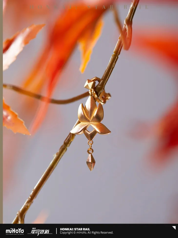 Honkai: Star Rail - Dan Heng ¡¤ Imbibitor Lunae Impression Water Lotus Ear Clips