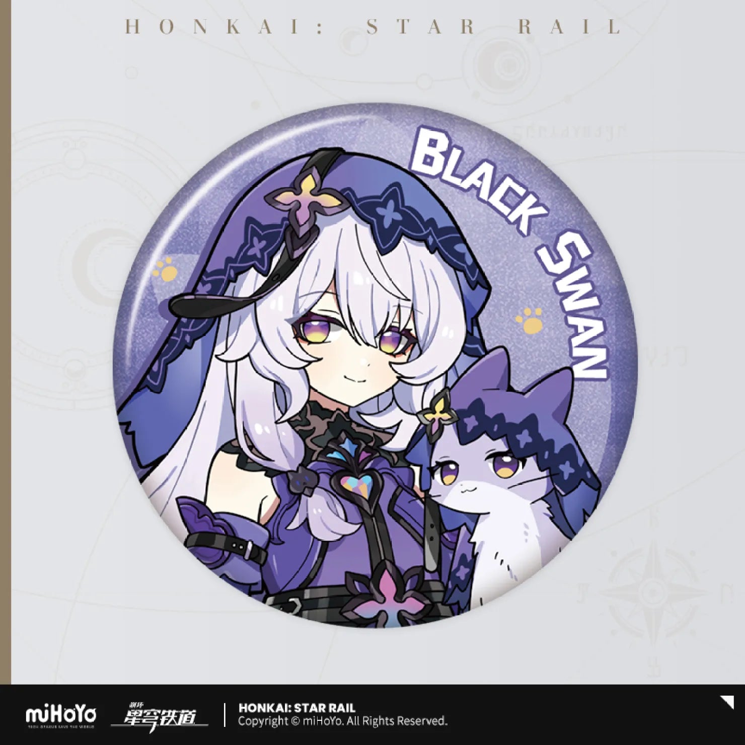 Honkai: Star Rail - Little Cat Series Tinplate Badge