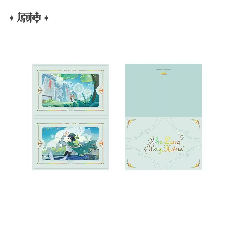 Pre-Order Genshin Impact - The Long Way Home Snapshot Series Badge & Collectable Card Set