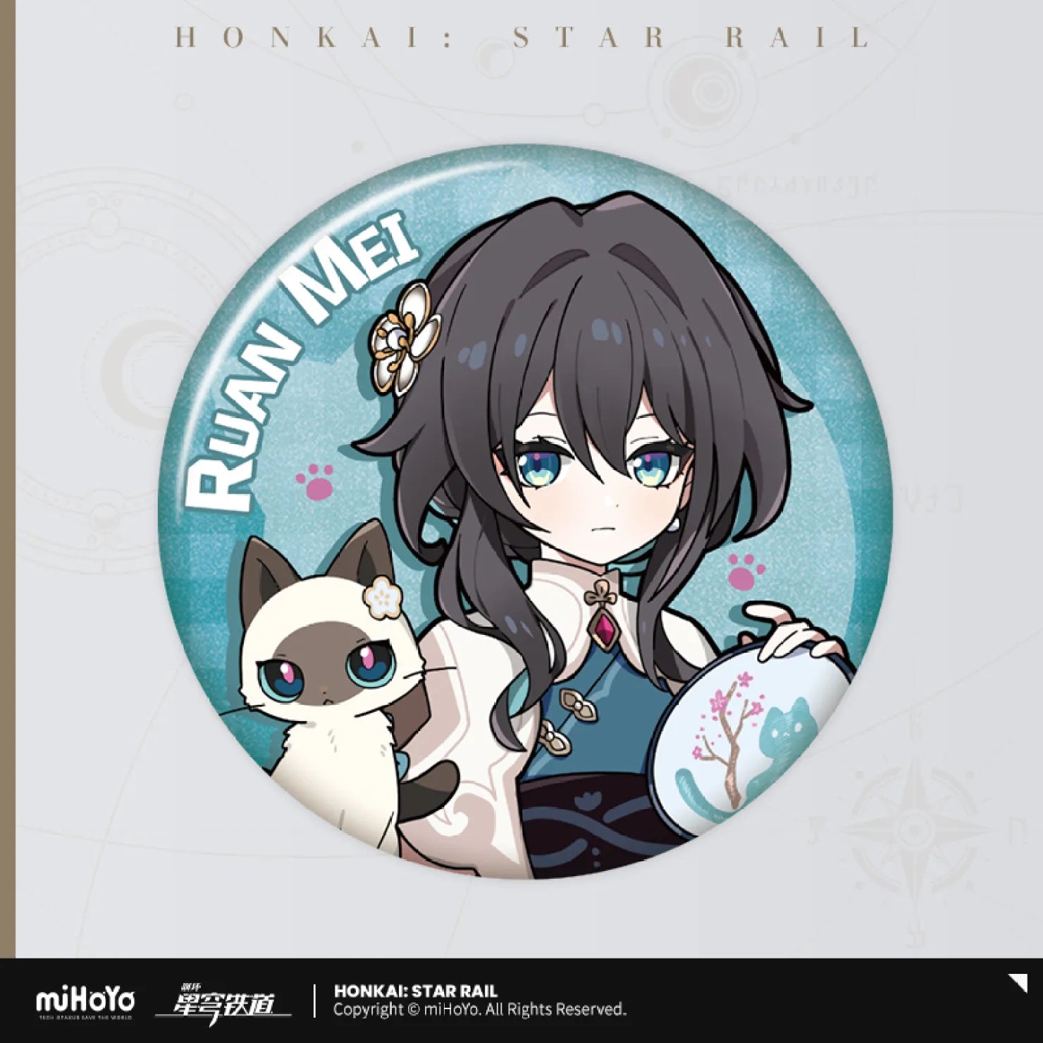 Honkai: Star Rail - Little Cat Series Tinplate Badge