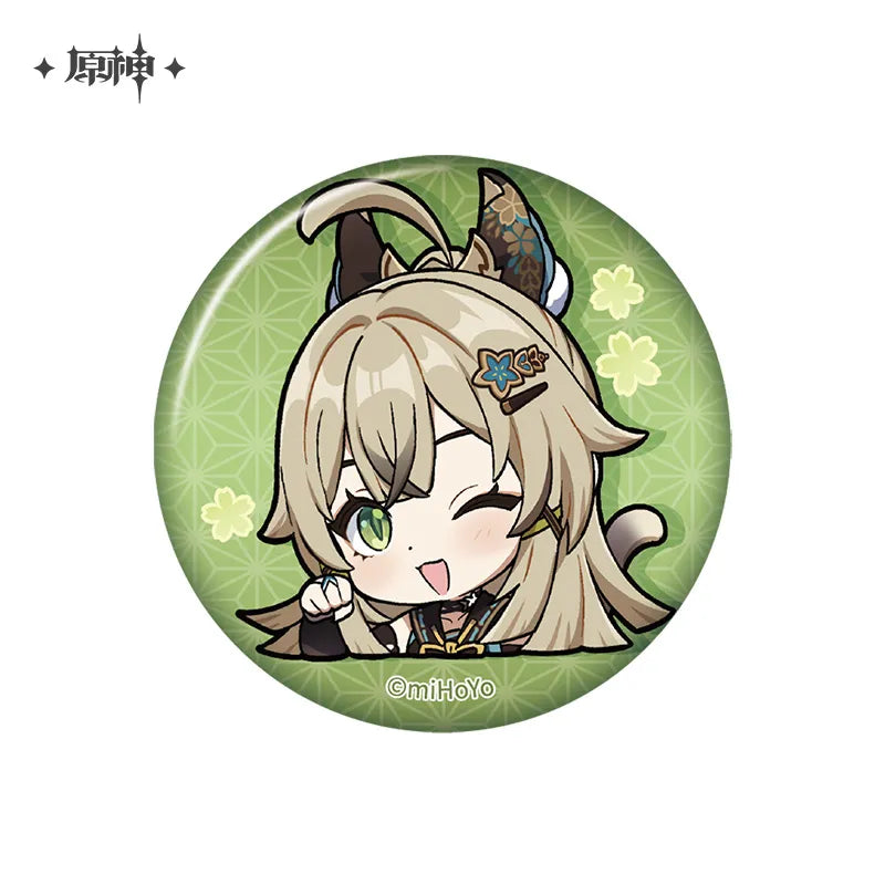 Genshin Impact - Inazuma Chibi Character Badges Ver.2