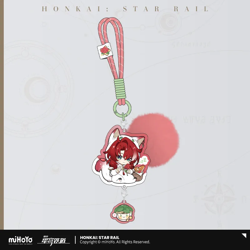 Pre-Order Honkai: Star Rail - Boys' Dormitory Series Chibi Character Acrylic Keychain