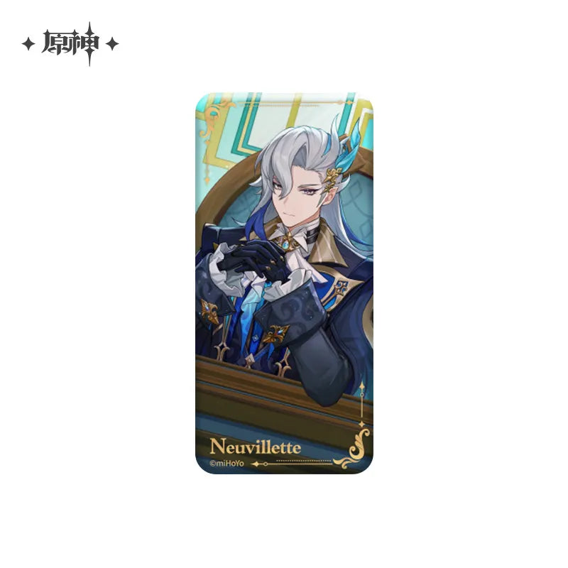 Genshin Impact Theme Square Badges